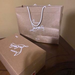 Louboutin shopping bag